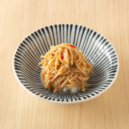 自家製なめ茸と鬼おろし