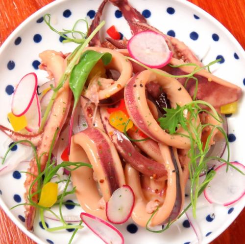 marinated squid