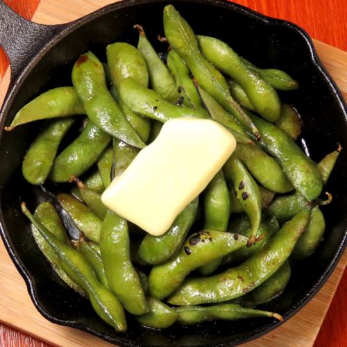 Baked edamame butter soy sauce