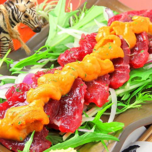Recommended dish!! Horse sashimi [Uma sea urchin/Uma ikura]