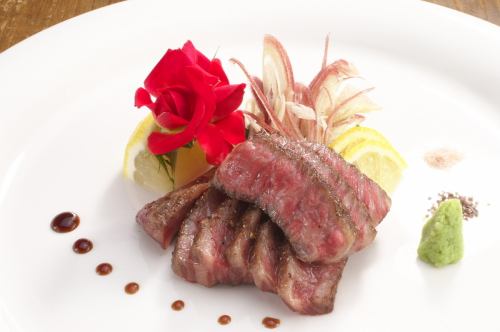 Highest grade A5 rank Japanese black beef steak