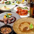 上海カニ肉みそとフカヒレの姿煮（お時間を頂戴いたします）