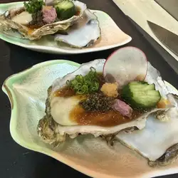 Raw oysters