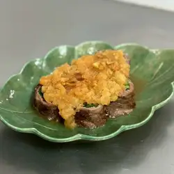 Beef grilled with ponzu sauce