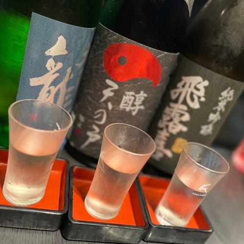 日本各種の地酒もご用意♪