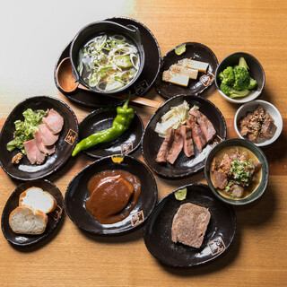 「満腹たんのう！全10品の満腹フルコース」5000円(税込)