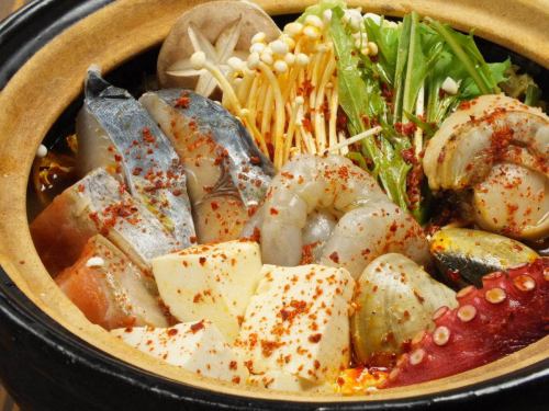 海鮮鍋（赤or白）