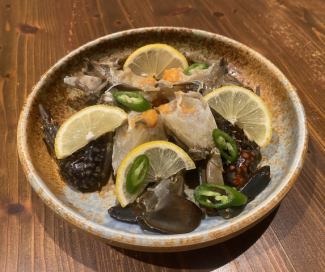 Soy sauce and ganjang gejang with roe