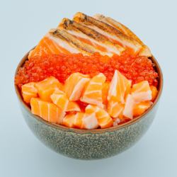 【二色丼】海鮮親子丼