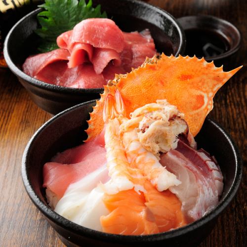 ランチの海鮮丼が大人気♪