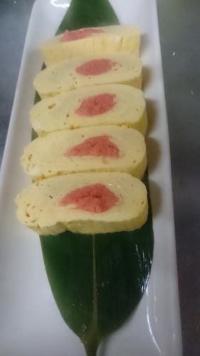 Mentaiko omelet