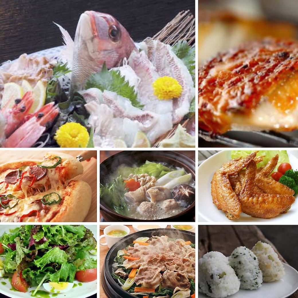 3,500日元起的套餐包括博多水烧和辣猪肉炖菜。