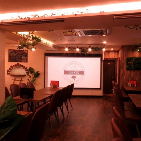 A large 100-inch projector and karaoke can also be used! Recommended for memorable wedding parties and charters! (Birthday / Anniversary / Girls' party / Date / All-you-can-eat / All-you-can-drink / Pizza / Pasta / Wedding party / Second party )