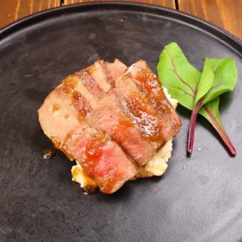 牧草牛の厚切りステーキコース全7種+2時間飲み放題 5000円(税込)