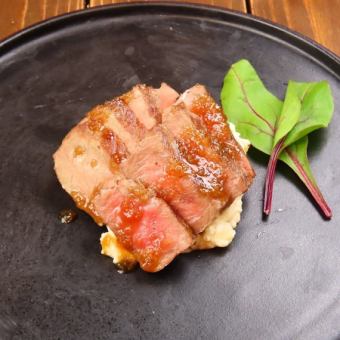 牧草牛の厚切りステーキコース全7種+2時間飲み放題 5000円(税込)