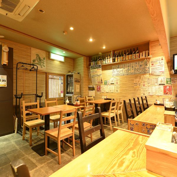 The shop has a space with a relaxing atmosphere.It's easy to get together near the station, and we have a wide variety of food and alcohol, making it perfect for drinking parties and banquets.For those who want to drink quietly and slowly alone, we will respond with a moderate sense of distance.