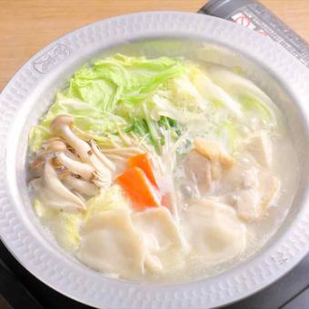 <12月1月2月>餃子鍋コース 【120分生ビール込飲み放題付】