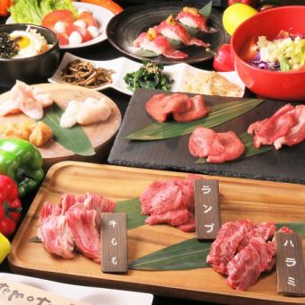 Iloilo Aya Course★4,200 yen (tax included) [Includes sea urchin meat + 3 types of Japanese beef platter]