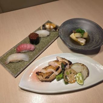 【平日限定☆飲み放題付】料理長おすすめ・旬の味覚コース