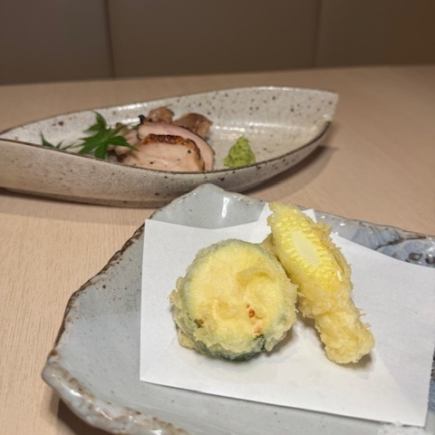 【季節限定】初夏の味覚　寿司と地鶏コース