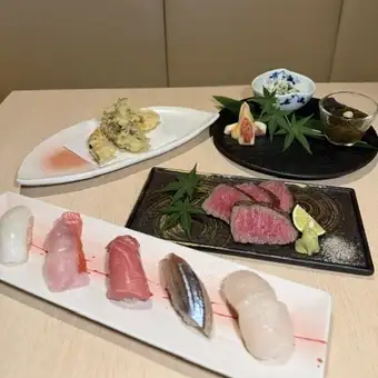 [계절 한정 ☆ 음료 무제한 포함] 가을을 만끽 제철 생선과 와규 코스