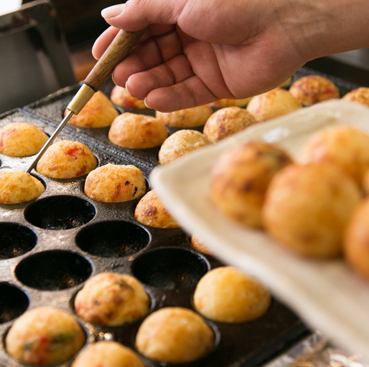 月~木限定【120分飲み放題付】たこ焼き食べ放題コース◆4500円(税込)