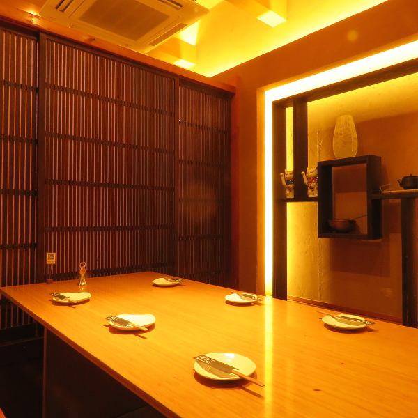 [Complete private room recommended for various banquets ◎] Boasting a calm atmosphere! Recommended digging-type private room is OK for up to 15 people! You can relax and enjoy without worrying about the surroundings ♪ Small number of people It is also ideal for drinking parties in Japan ◎ Early reservation is recommended for various banquets ☆