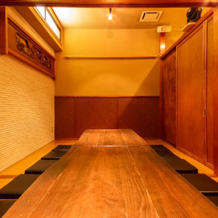 [Completely private room with a sunken kotatsu] A completely private room with a sunken kotatsu that can accommodate up to 15 people, recommended for parties such as company drinking parties! This is a seat where you can relax and spend time with your friends ♪ A spacious and comfortable private room Please enjoy various banquets!