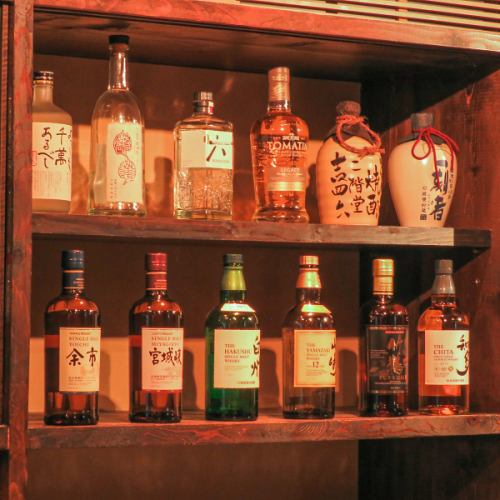 アルコールも種類豊富。
