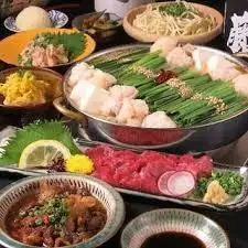 【選べる名物鍋と絶品渥美牛たたき　名物鍋大満足コース】飲放2H付　5,500→5,000円　