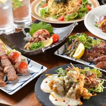 《人気メニュー勢揃い！》2時間飲み放題付◆◆武虎満喫コース◆◆全9品6000円