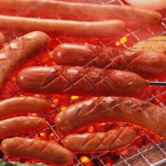 ソーセージの串焼き（2本）