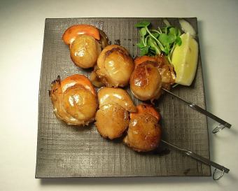 ホタテ串焼き（2本）