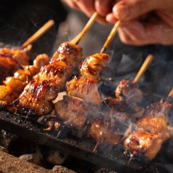 串焼きの5点盛り合わせ