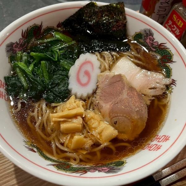 〆にピッタリ♪QLAY特製【生姜醤油ラーメン】