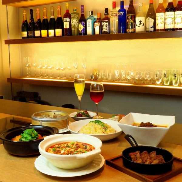 【Saku Drink · Counter】 One person's welcome is also welcome! You can also use the bar at night