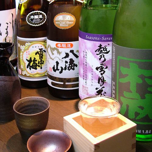 たむろは日本酒・焼酎が充実！常時30種類以上！