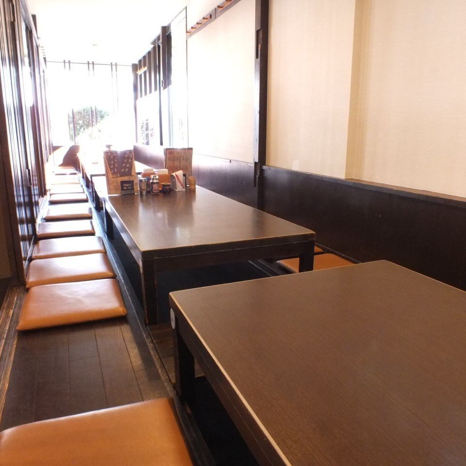 We also have tatami seats that can be used for family and friends gatherings.