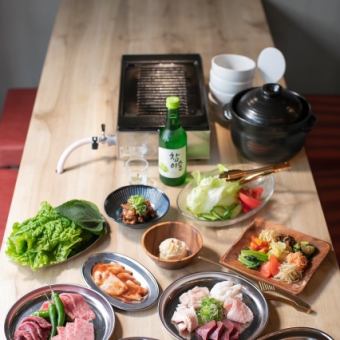ホルモン、赤身、タンの盛合せ…★あかやしろ燈のお肉を堪能するなら◆極上コース