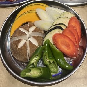 京の焼き野菜盛り合わせ