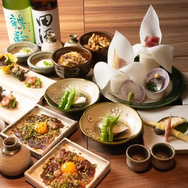 【懷石料理!僅8道菜】(適合招待客人)含稅8,000日元