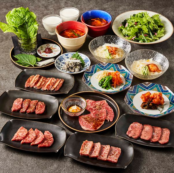【ハレトケコース】高品質な上州和牛の上カルビや上ロース