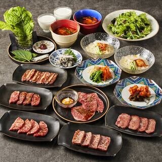【Haretoke套餐】可以享用高品質上州和牛上等肋骨和上等裡肌肉的豪華套餐◆5,500日圓（含稅）