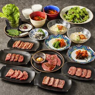【Haretoke套餐】可以享用高品質上州和牛上等肋骨和上等裡肌肉的豪華套餐◆5,500日圓(含稅)