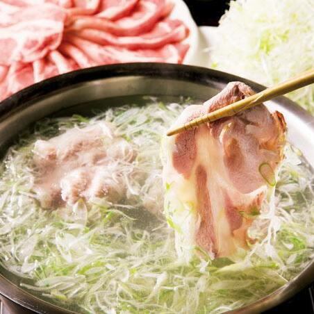 November only [Domestic pork broth shabu-shabu course] with all-you-can-drink 4,500 yen (tax included)