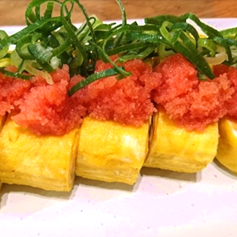 だし巻きたまご 明太子のせ