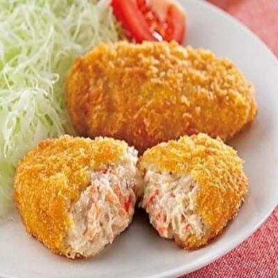 自家製カニクリームコロッケ