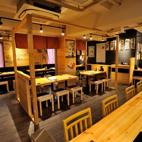 最大60名様。貸切人数は応相談。飲み放題付きコースあります♪