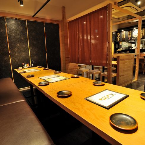 最大60名様♪20名様半個室。貸切人数は応相談。