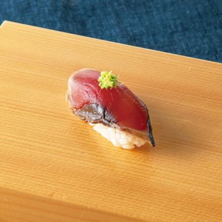 1本釣り鰹たたき　1貫